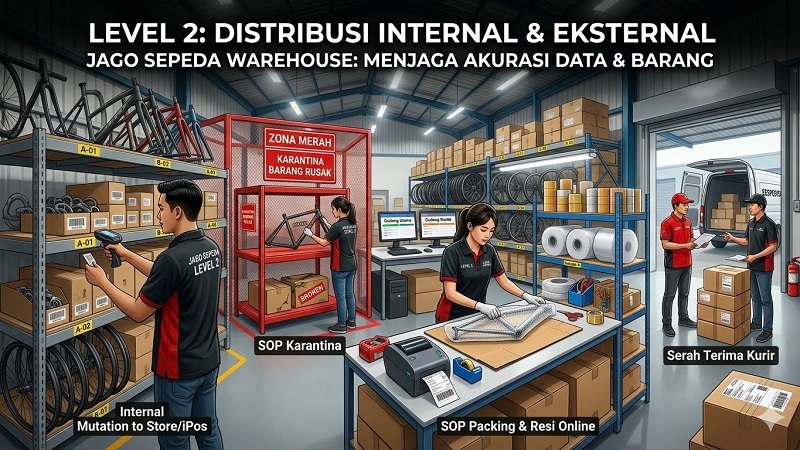 LV2 Warehouse : Distribusi Internal dan Eksternal