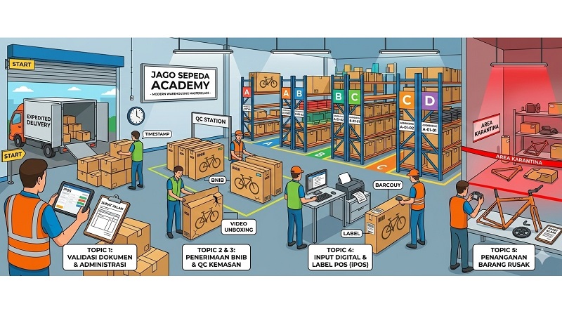 LV1 Warehouse: Standar Penerimaan Barang dan QC (Quality Control)